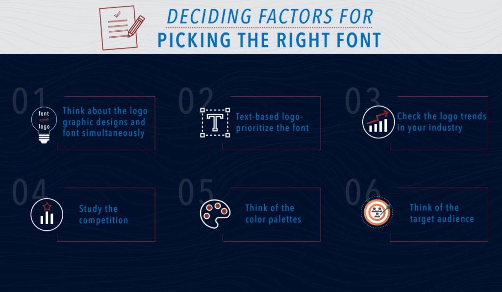 Good fonts for logos- deciding factors for picking the right one