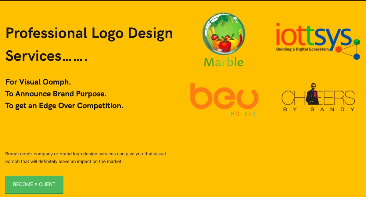 Professional Logo Design Services Company Logo Design Brandloom