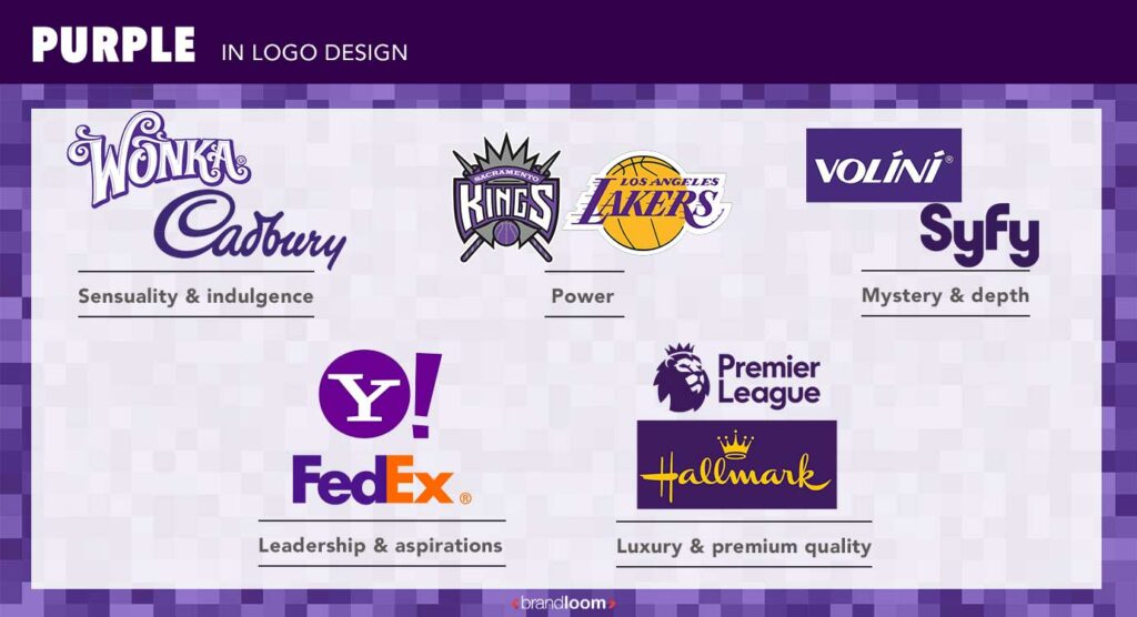 Purple as part of your colorful logo design