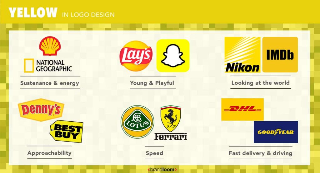 yellow colour logo