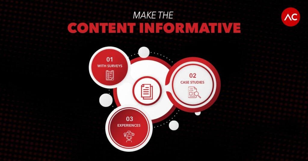 How to Make Content Informative