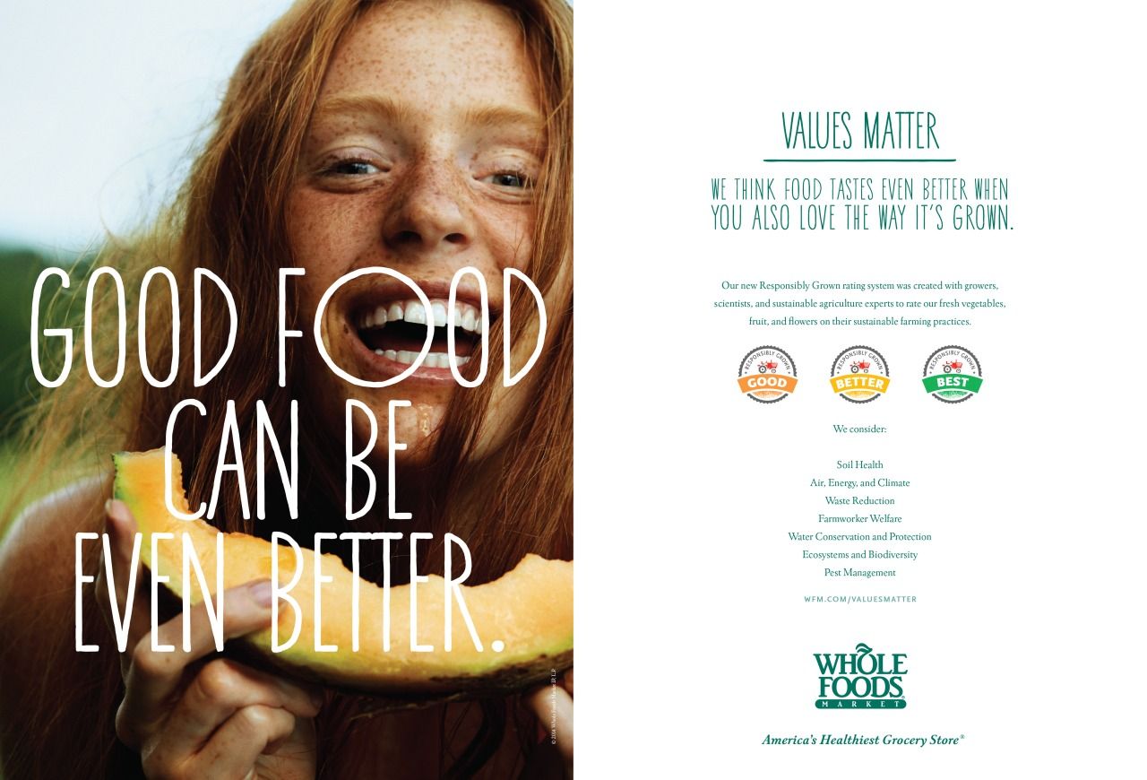 Good Foods Values Communication