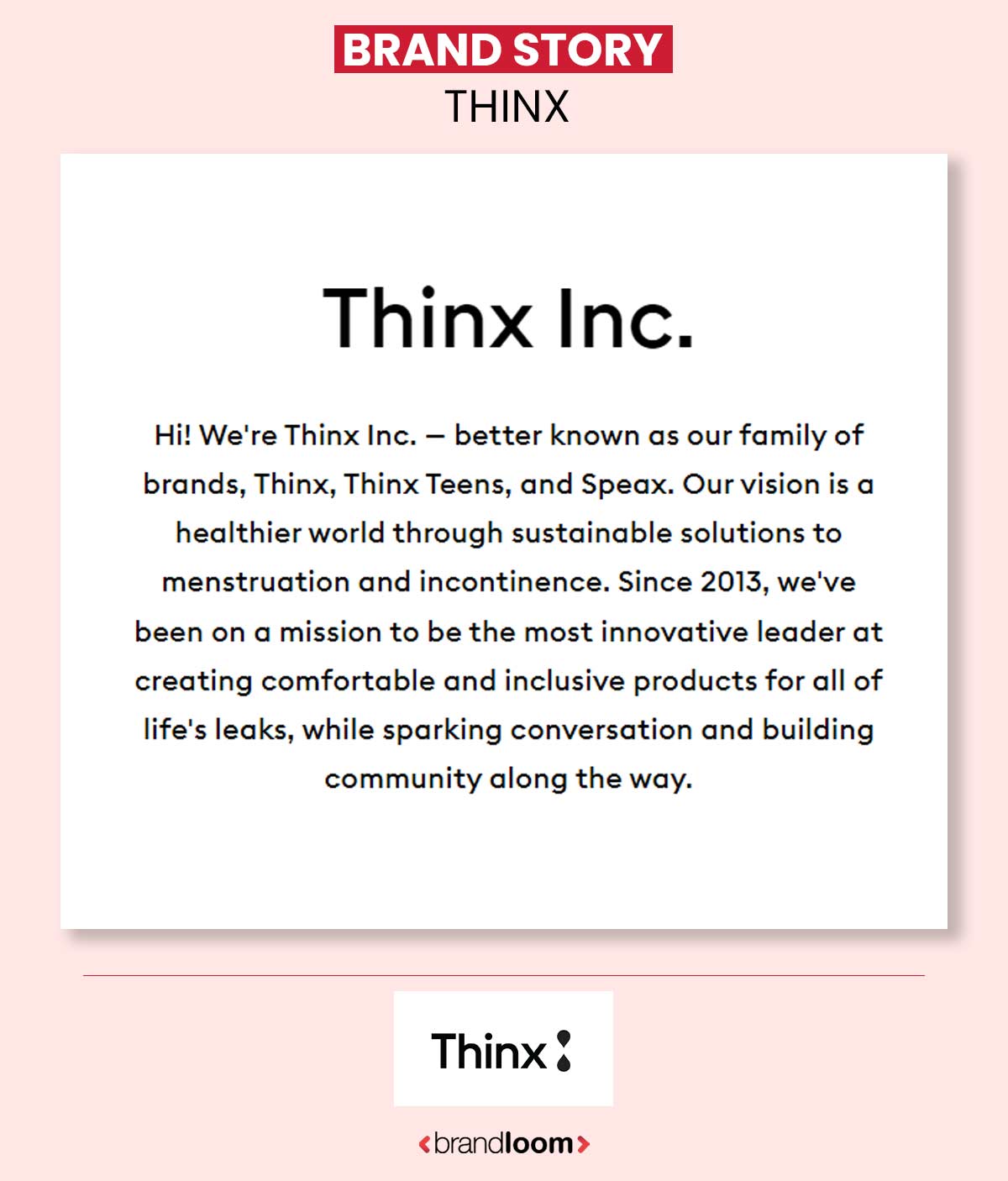 Brand story, Thinx