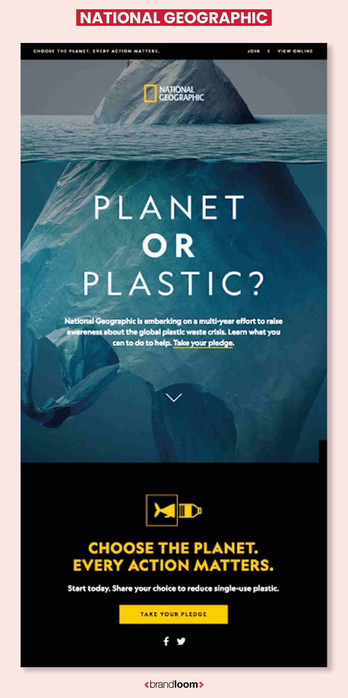 National Geographic - Intriguing Newsletter Design