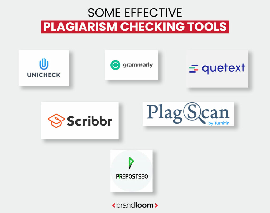 Effective Plagiarism Checking Tools