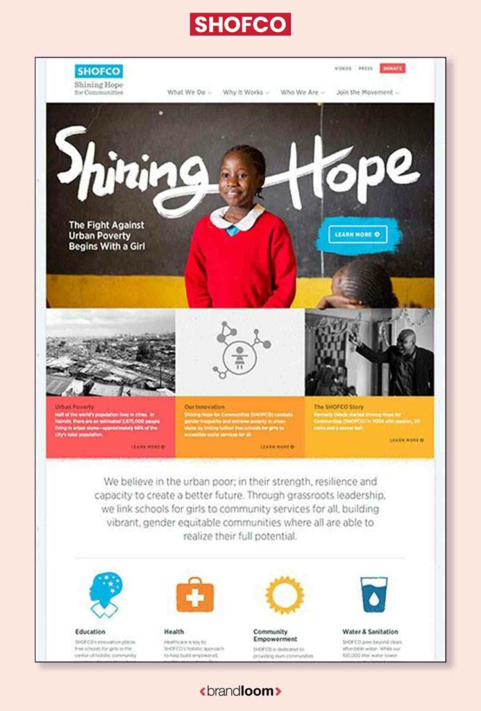 22 - SHOFCO Campaign Newsletter One of the Best Creative Email Newsletter Design Template Ideas