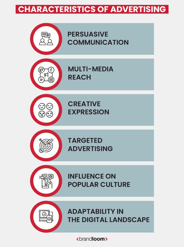 Characteristics of Advertising