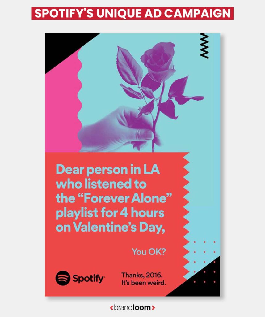 Spotify Unique Ad Campaign