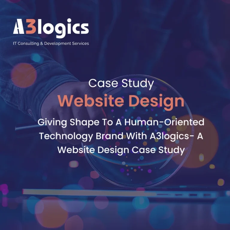 Website design case study thumbnail showing BrandLoom’s UI/UX approach for transforming a technology brand online
