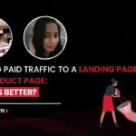BrandLoom Insights discussion on driving paid traffic to a landing page versus a product page with expert opinions