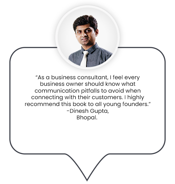 Dinesh Gupta testimonial recommending BrandLoom’s branding book to young founders Dinesh Gupta testimonial recommending BrandLoom’s branding book to young founders