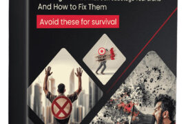 Ebook cover titled Don't Kill Your Brand by BrandLoom, highlighting branding mistakes and how to fix them