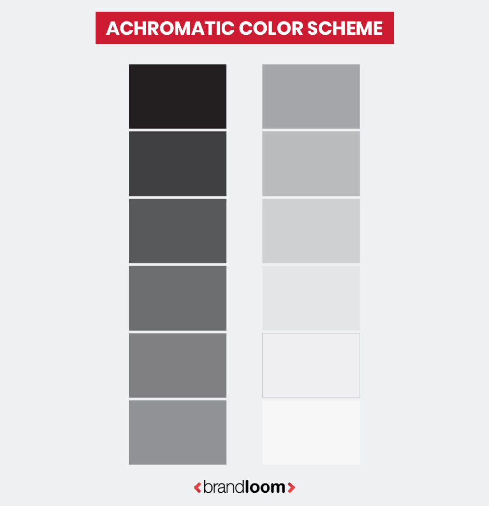 Achromatic Color Scheme