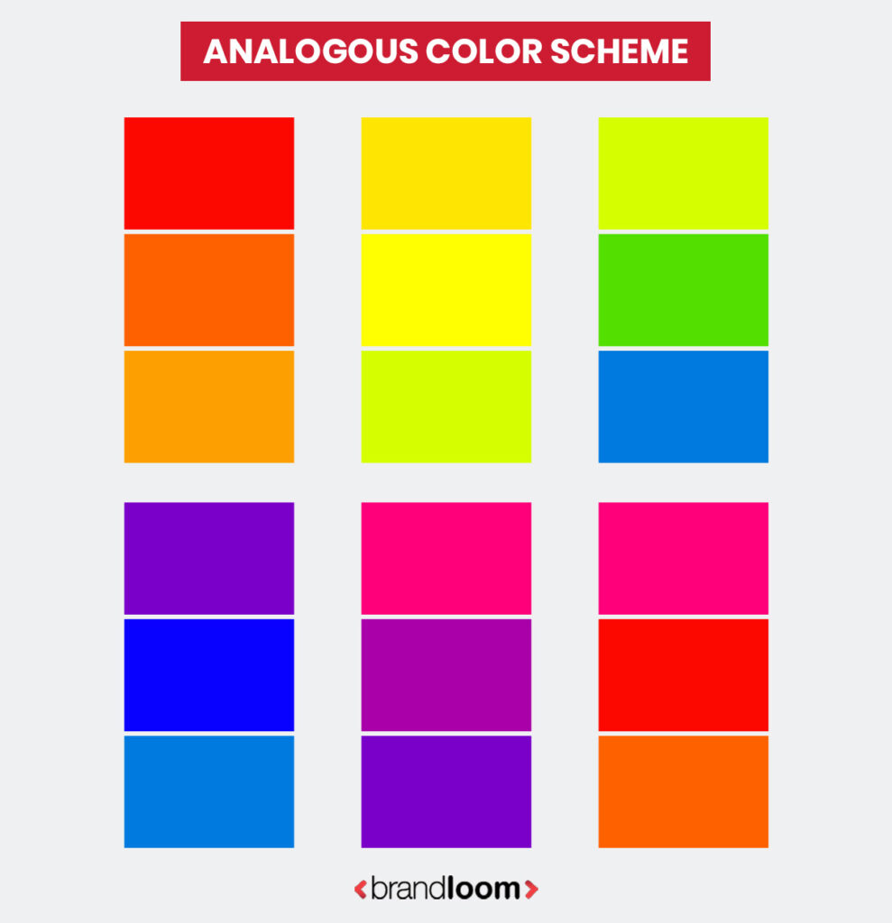 Analogous Colour Scheme