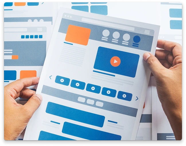 BrandLoom’s enhancements for The Rotary Foundation (India) website, adding interaction cues, dropdown icons, clickable buttons, and speech bubbles for better usability