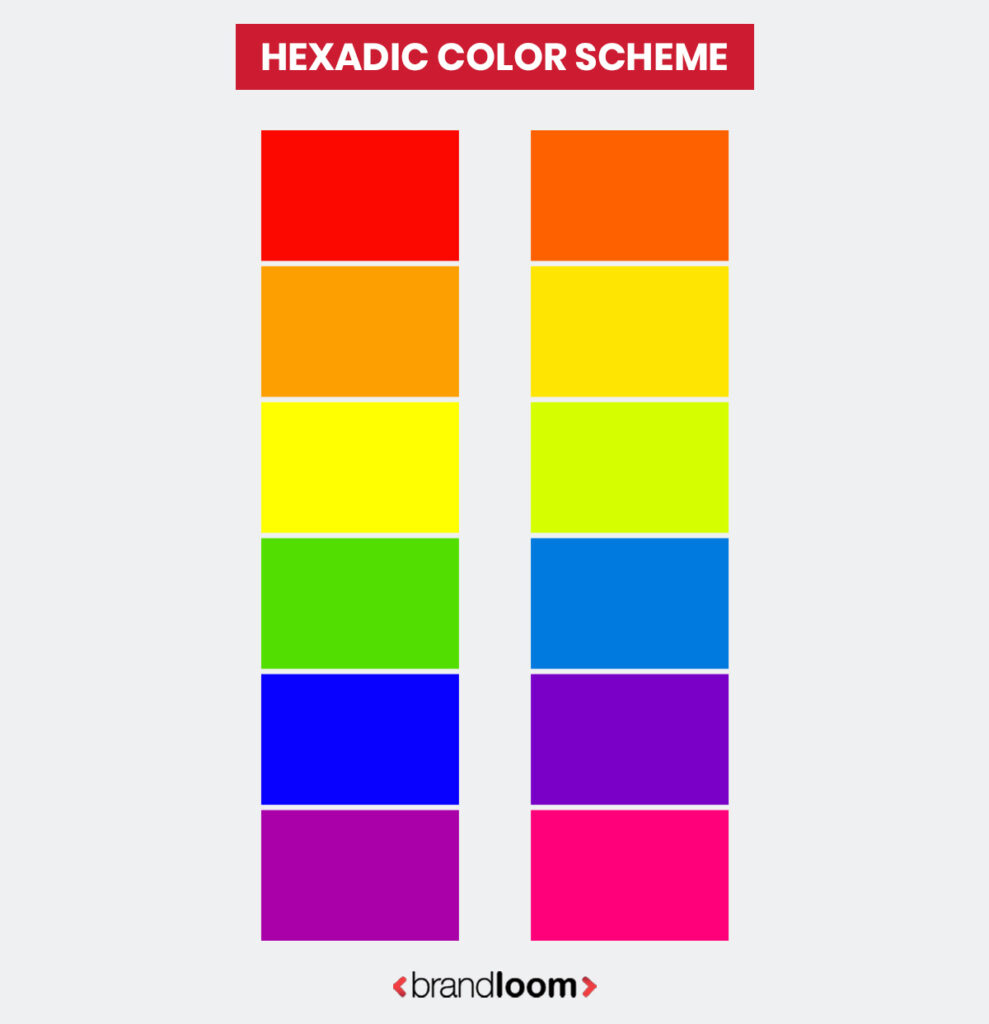 Hexadic Color Scheme