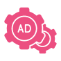 Icon representing BrandLoom’s initiative to re-engineer Ashley Stewart’s ad account structure for better performance