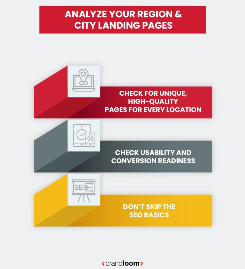 Deep-Dive Your Region & City Landing Pages