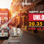 Native advertising case study showing BrandLoom achieving 20.35 ROAS for a US retailer through Taboola campaigns