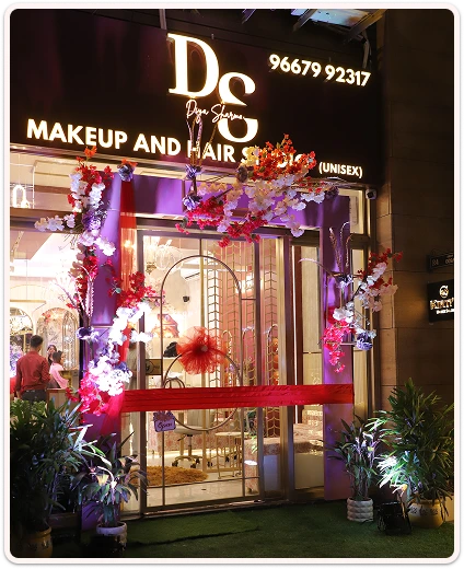 Exterior view of Diya Sharma Makeup and Hair Studio in Gurgaon during its grand launch, executed by BrandLoom Exterior view of Diya Sharma Makeup and Hair Studio in Gurgaon during its grand launch, executed by BrandLoom