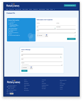 brandloom-rotary-news-contact-page-after-redesign BrandLoom case study showing redesigned Rotary News contact page with better usability