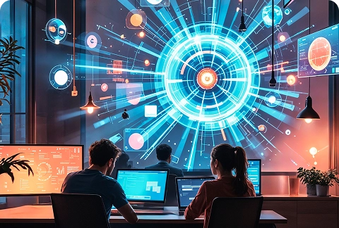 Visual showcasing BrandLoom’s agile AI chatbot development model for faster and efficient delivery Visual showcasing BrandLoom’s agile AI chatbot development model for faster and efficient delivery