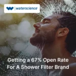 BrandLoom email marketing case study achieving 67 percent open rate for a shower filter brand