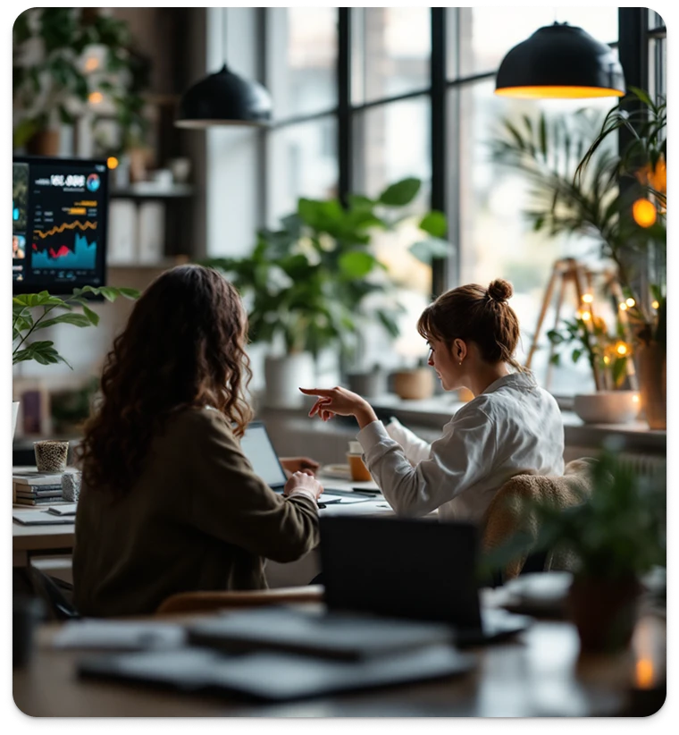 food-beverage-brand-activation-digital-menu-display.webp Chef using a smart digital menu display during a BrandLoom food and beverage brand activation