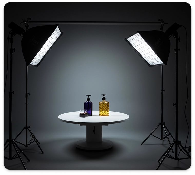 product-demo-video-production Product video demonstration setup created by BrandLoom for high-conversion marketing