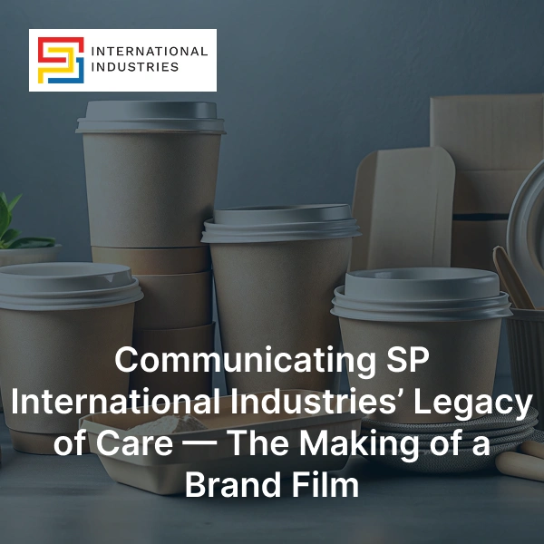 BrandLoom case study showcasing SP International Industries’ brand film communicating its legacy of care and leadership in sustainable packaging