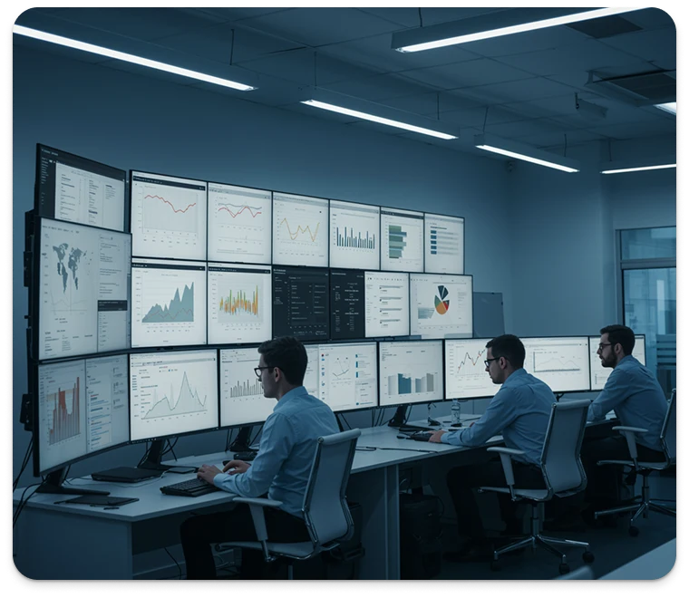 BrandLoom analytics team operating a large multi-screen data environment to deliver accurate measurement and insights. BrandLoom analytics team operating a large multi-screen data environment to deliver accurate measurement and insights.