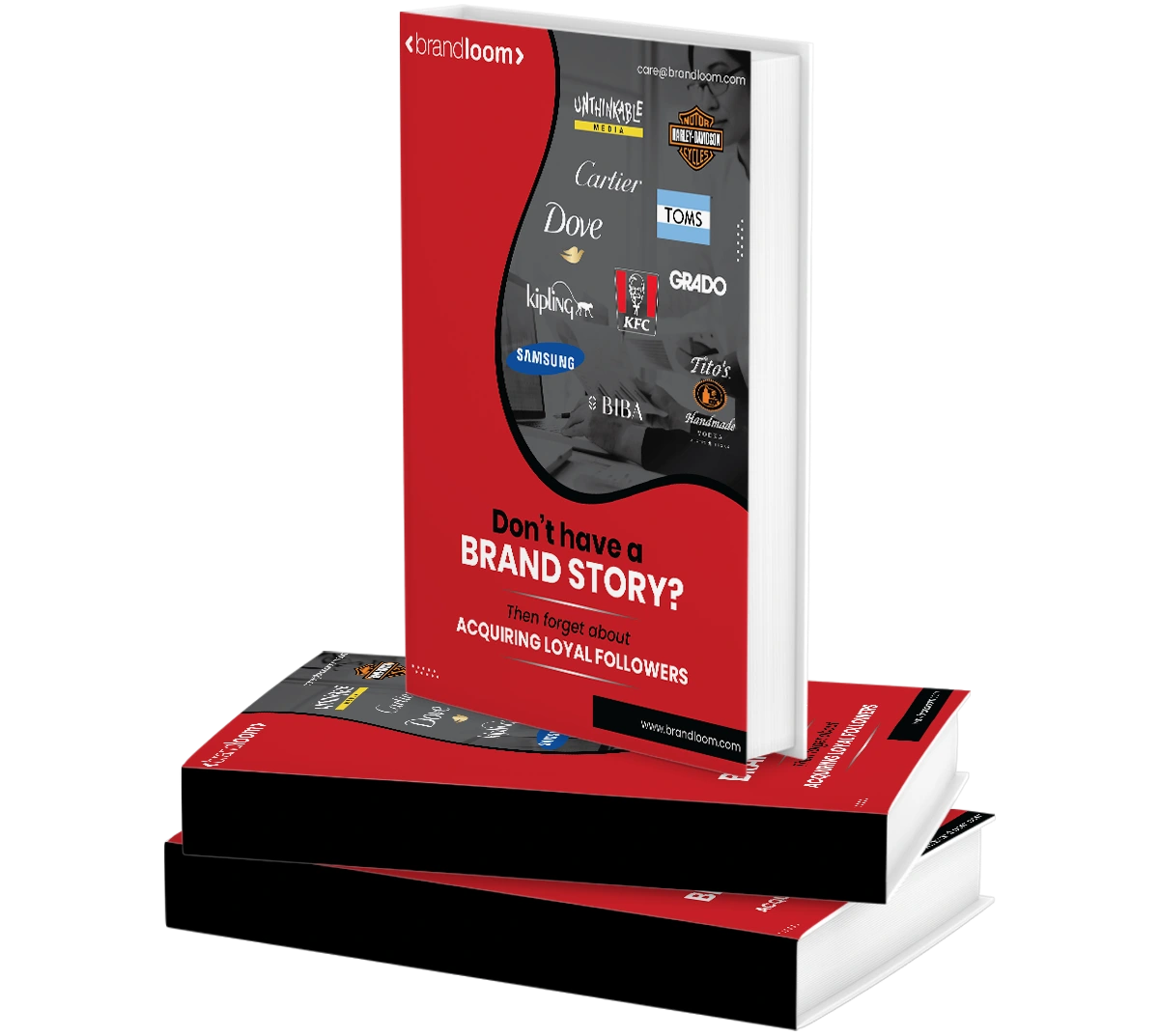 BrandLoom brand storytelling book showcasing global client brands and strategic brand building expertise. BrandLoom brand storytelling book showcasing global client brands and strategic brand building expertise.