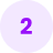 Step 2 icon in purple circle representing the second stage in BrandLoom workflow Step 2 icon in purple circle representing the second stage in BrandLoom workflow