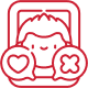 Personalized WhatsApp Engagement Icon Icon representing personalized customer engagement and conversational WhatsApp marketing strategies