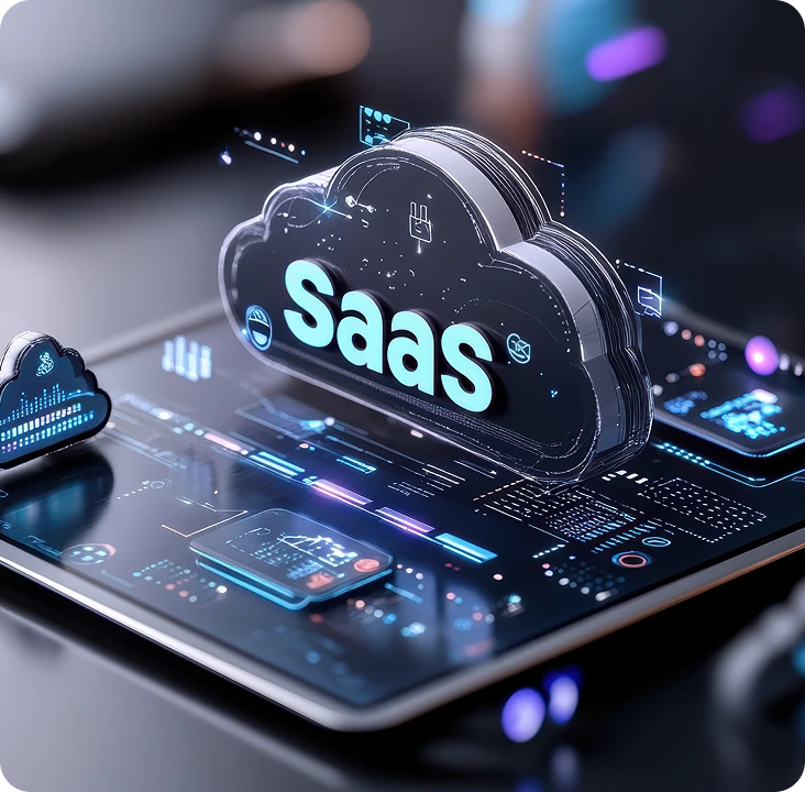 SaaS cloud technology visual representing scalable SaaS SEO growth and pipeline-driven search visibility