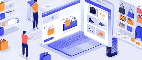 Shopify SEO audit and strategy planning illustration Shopify SEO audit and strategy planning illustration