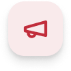 Influencer validation and social proof icon Influencer validation and social proof icon