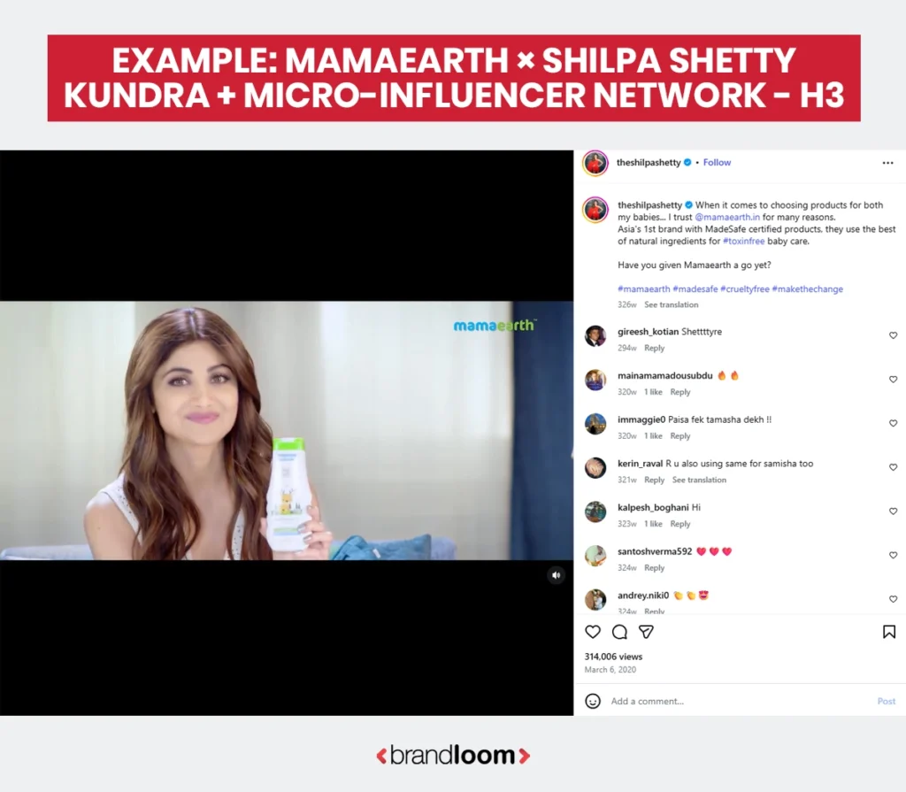 Mamaearth Influencer Marketing Campaign