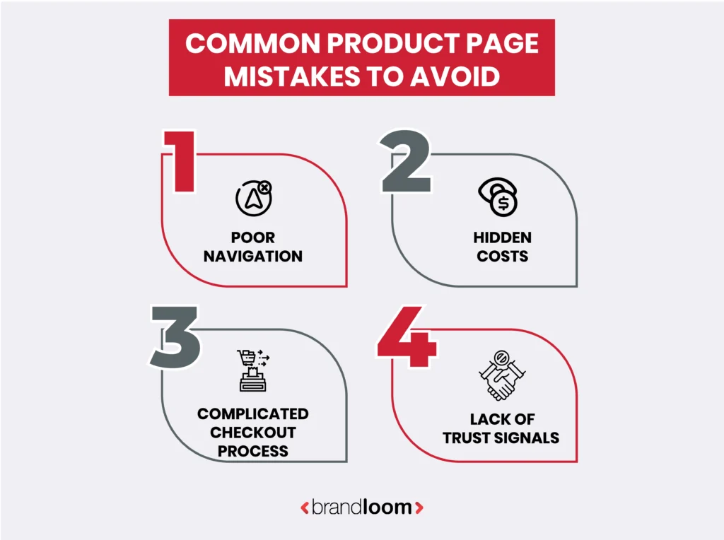 Common Product Page Mistakes to Avoid